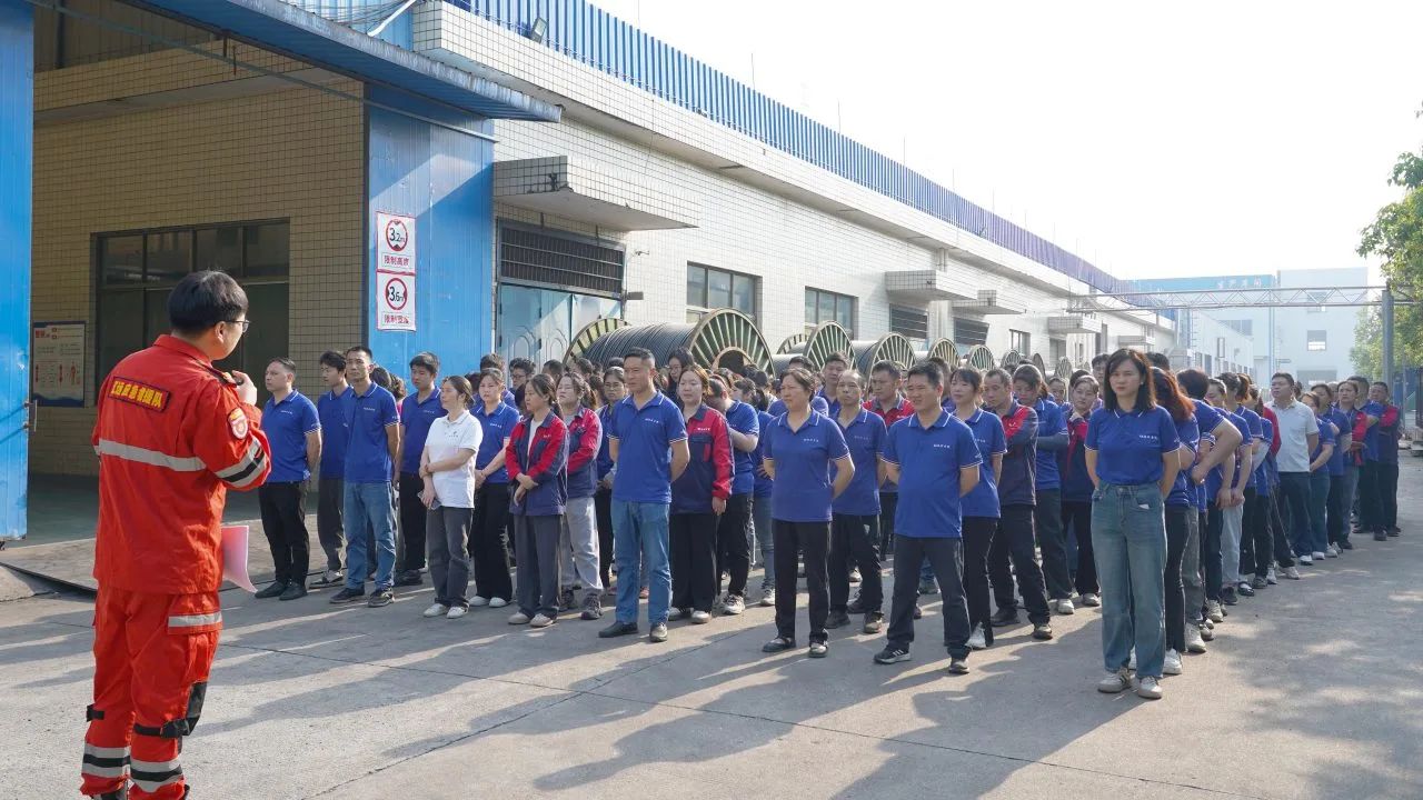 2025年湘聯(lián)電纜消防綜合演習(xí)順利舉行！